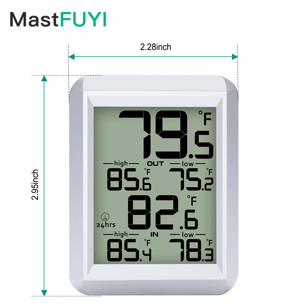 Weather Station Indoor - MASTFUYI цифровой термометр для использования в