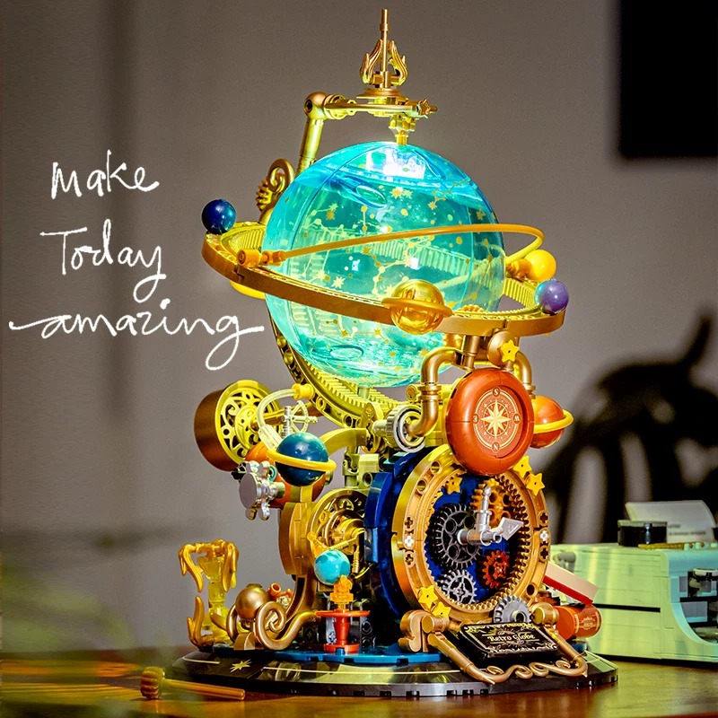 Solar System Orrery - Ретро-модель вращающейся Земли: конструктор для сборки,