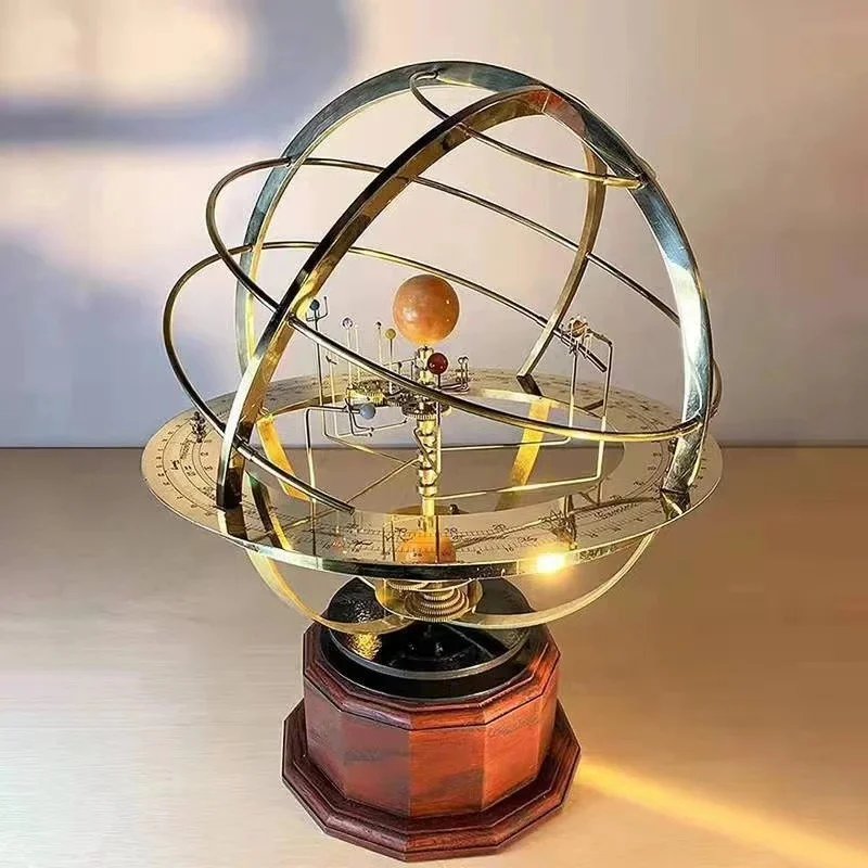 Solar System Orrery - Металлическая механическая модель Солнечной системы Grand