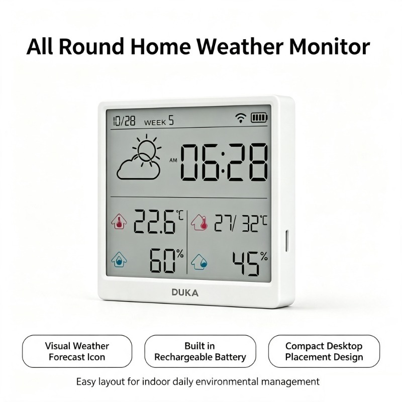 Weather Station Indoor - DUKA TH3 Wi-Fi умный датчик температуры