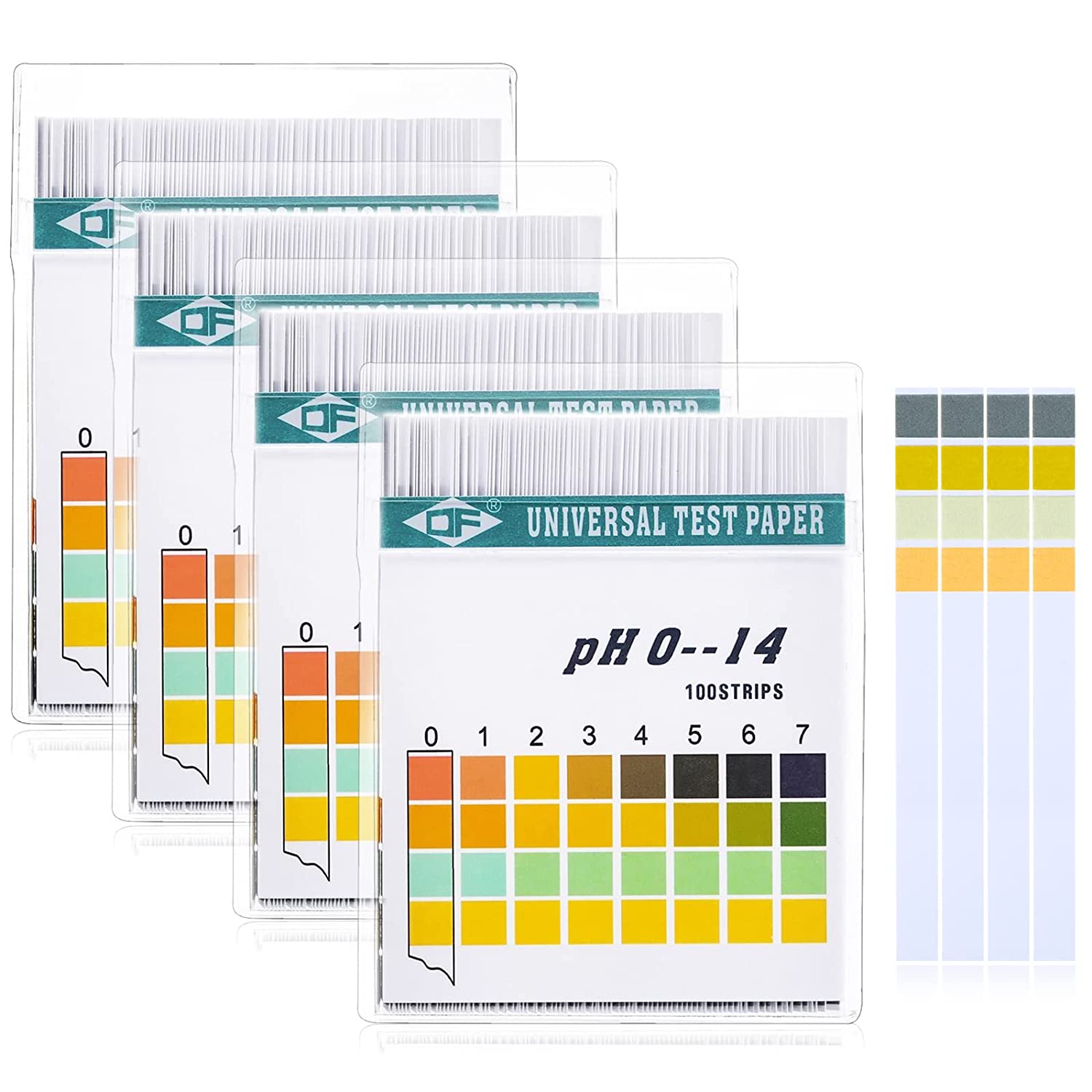 Water Testing Kit - 100 полосок 0-14 PH, индикатор щелочной
