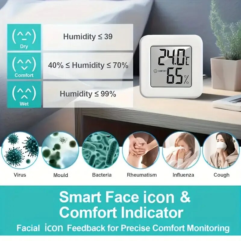 Цифровой гигрометр-термометр,  – обзор и цена Weather Station Indoor