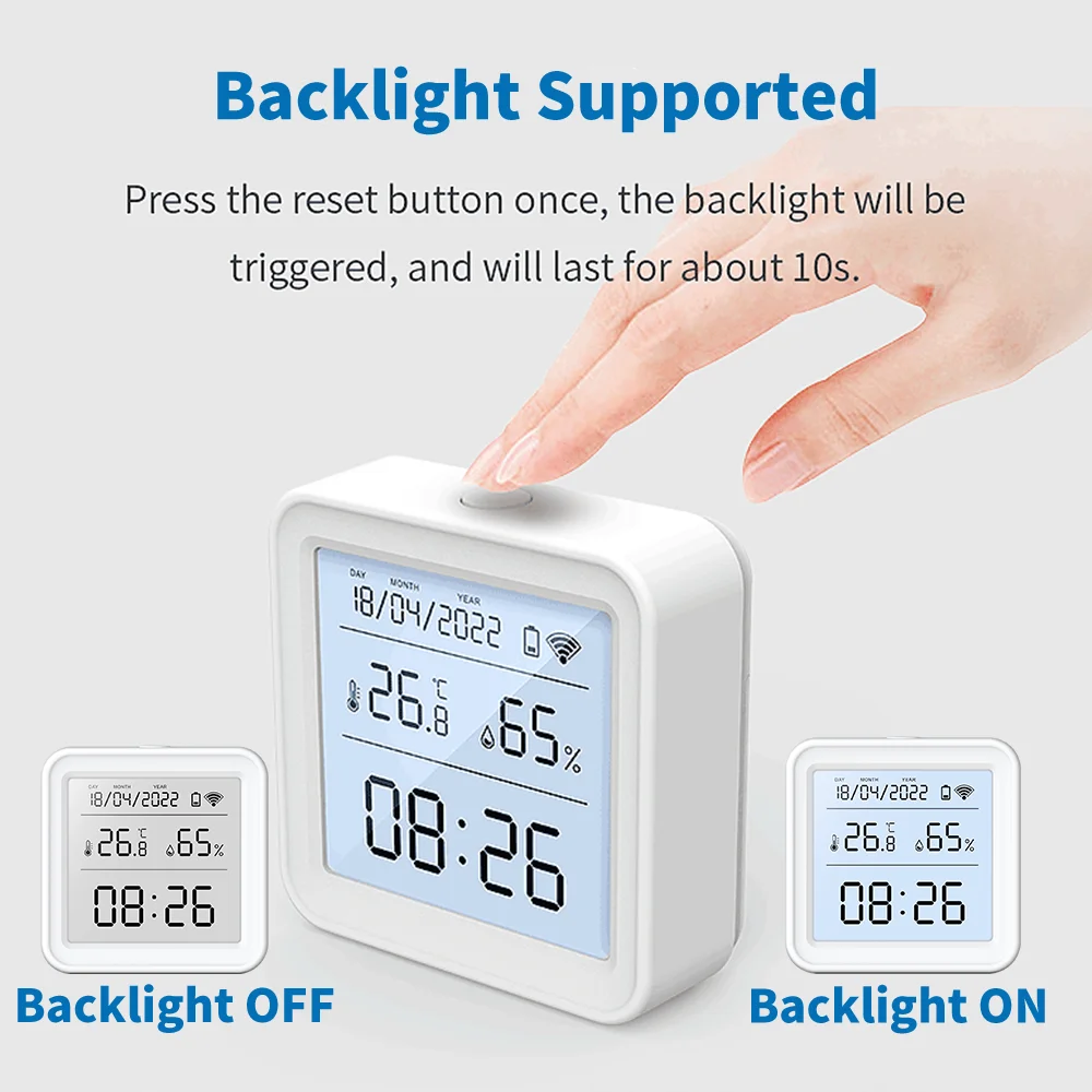 Tuya Zigbee Wi-Fi датчик темпе – обзор и цена Weather Station Indoor
