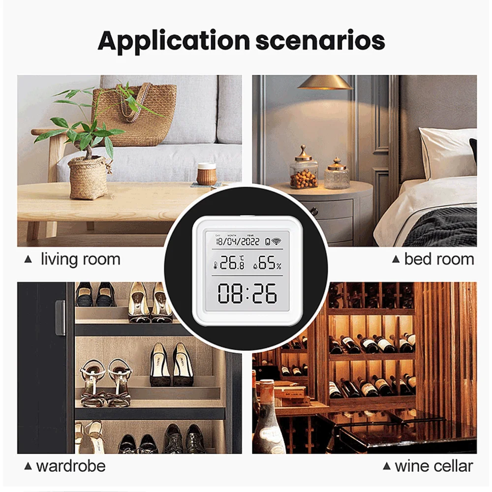 Tuya Zigbee Wi-Fi датчик темпе – обзор и цена Weather Station Indoor