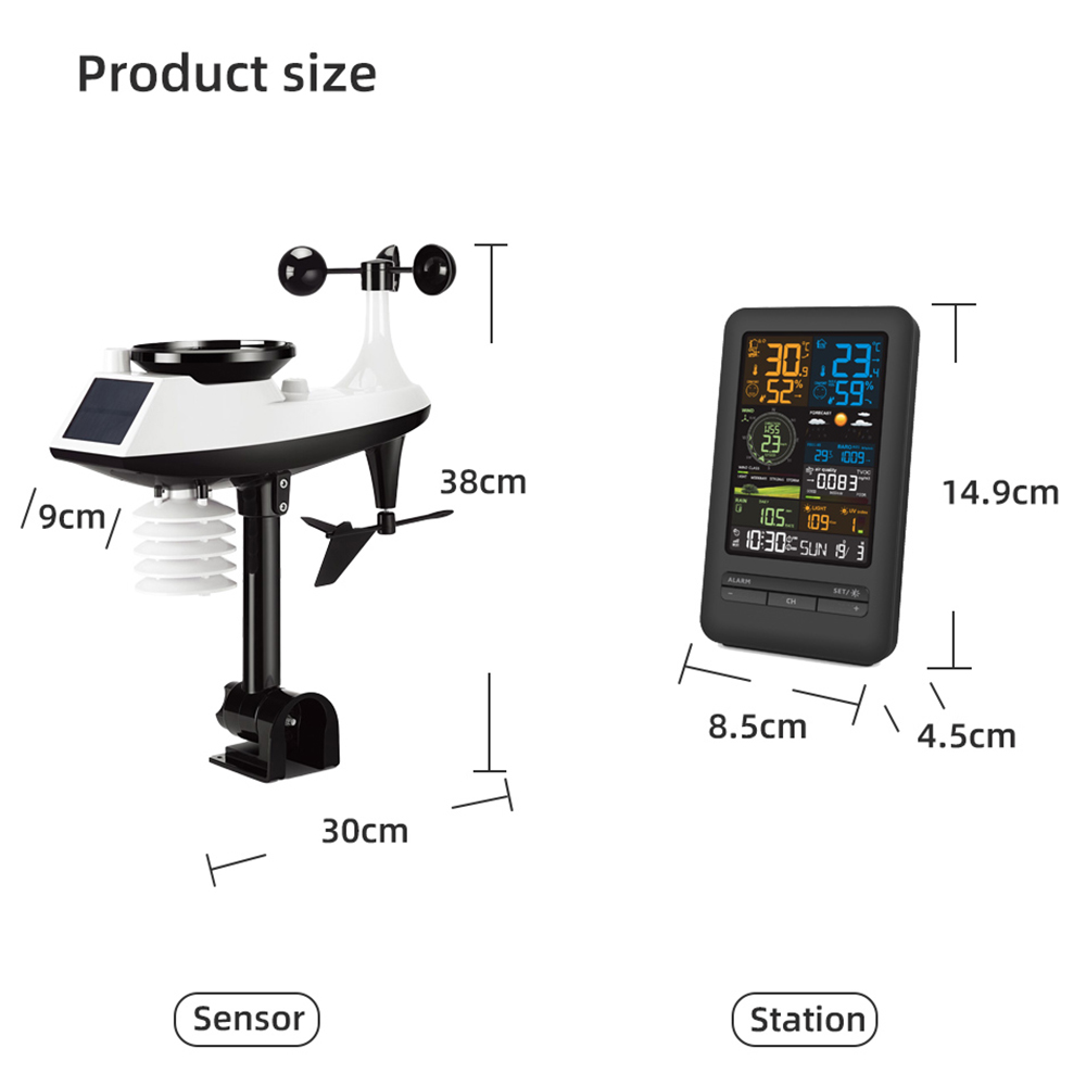 Метеостанция FJ3395TY /FJ3390A – обзор и цена Weather Station Indoor