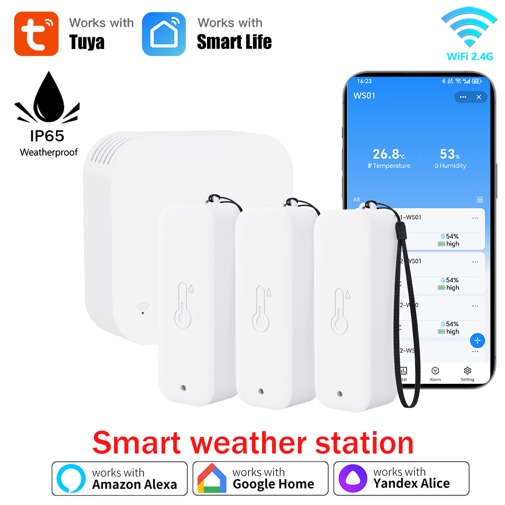Умная метеостанция Tuya WIFI с – обзор и цена Weather Station Indoor