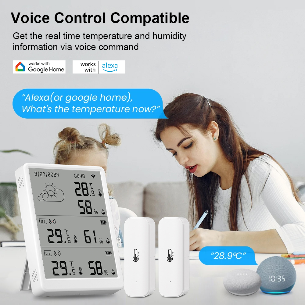 SMATRUL Tuya WiFi Высокоточный – обзор и цена Weather Station Indoor